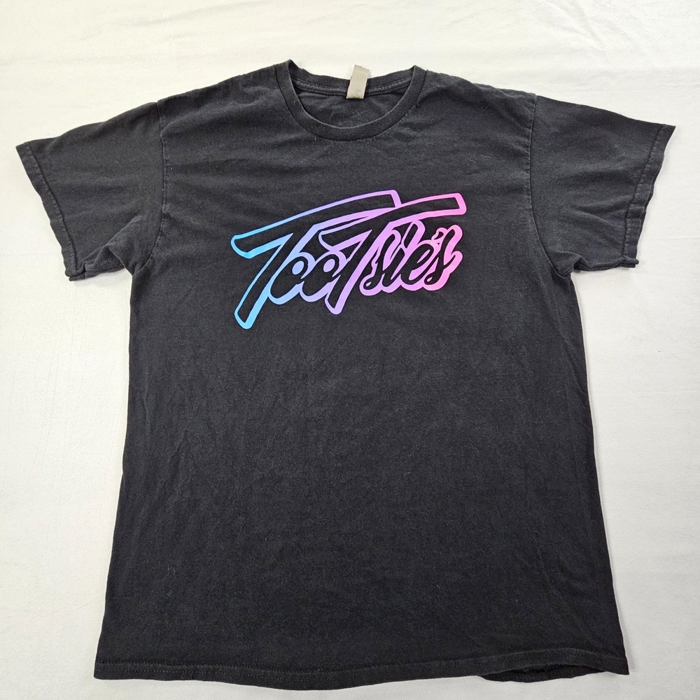 Tootsie's Black Short Sleeve Cotton T-Shirt Men's L